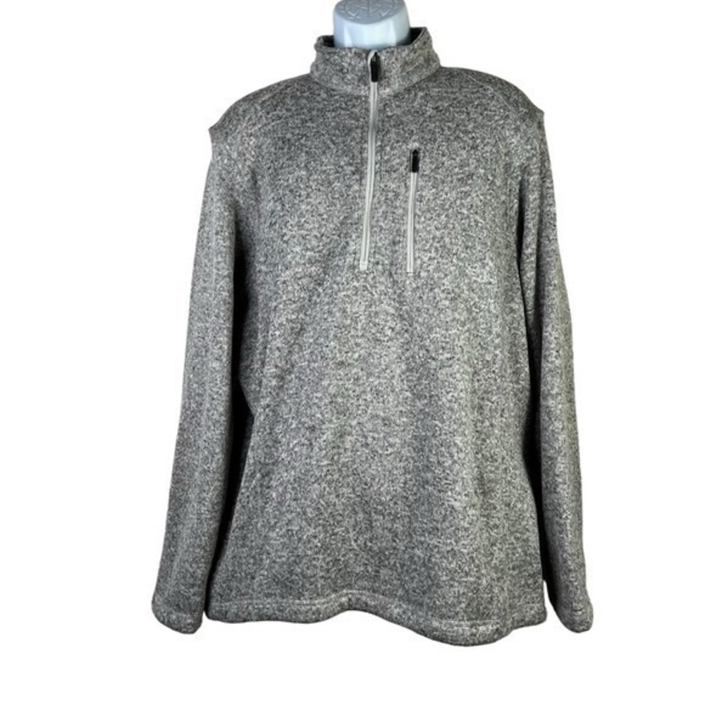 Woolrich Men's Jacket Gray Pullover Zipper Neck Size XXL